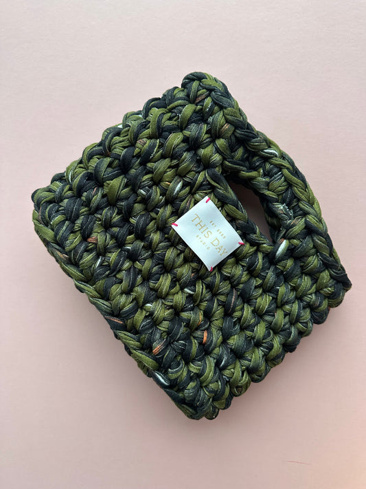 Evergreen Crochet Bag